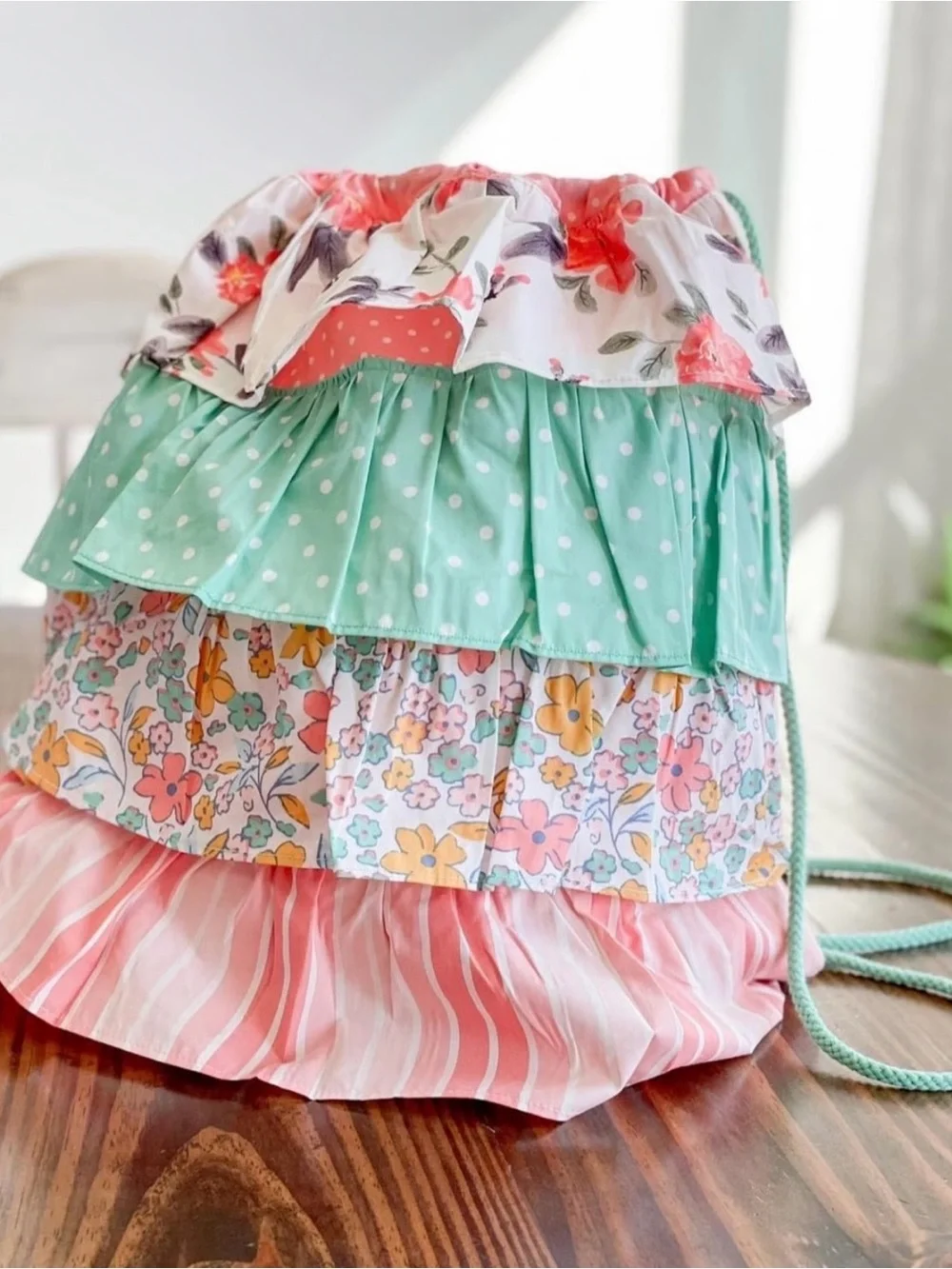 Matilda Jane dream‎ chaser in the ruffle drawstring backpack bag